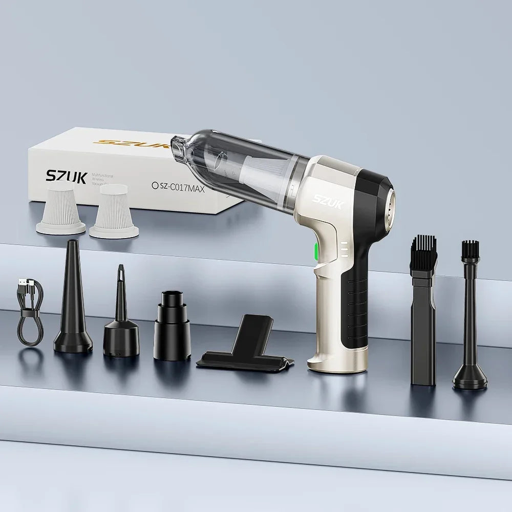 SZUK Car Vacuum Cleaner 9998700PA Strong Suction Cordless Wireless Cleaner Portable HandHeld Vacuum Cleaner Cleaning Machine