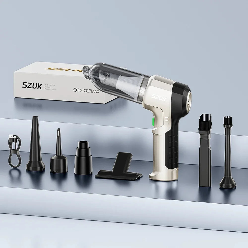 SZUK Car Vacuum Cleaner 9998700PA Strong Suction Cordless Wireless Cleaner Portable HandHeld Vacuum Cleaner Cleaning Machine